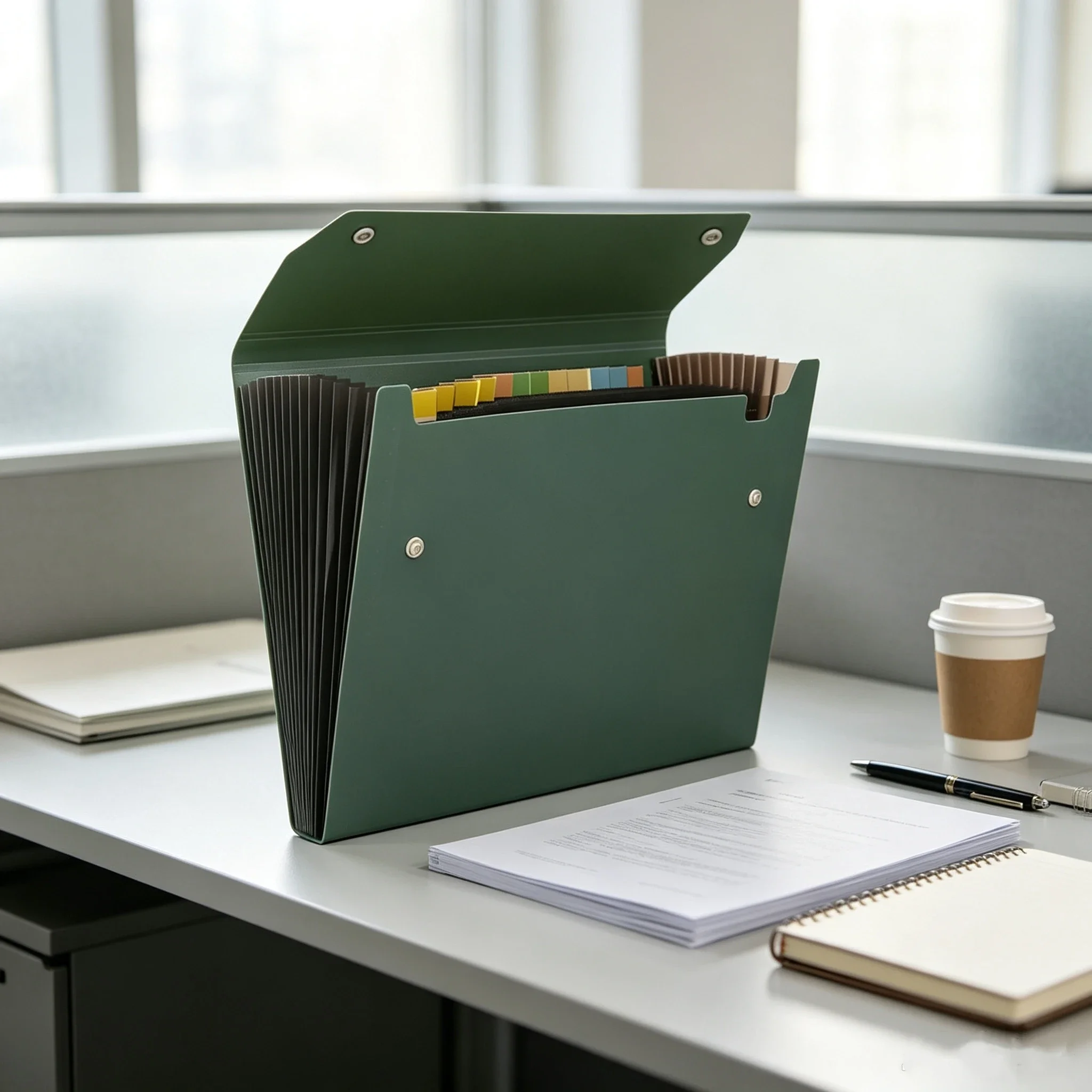 13ポケット A4サイズ対応、拡張可能なファイルオーガナイザ - Expandable Accordion File Folder 13 Pockets のレビューと価格